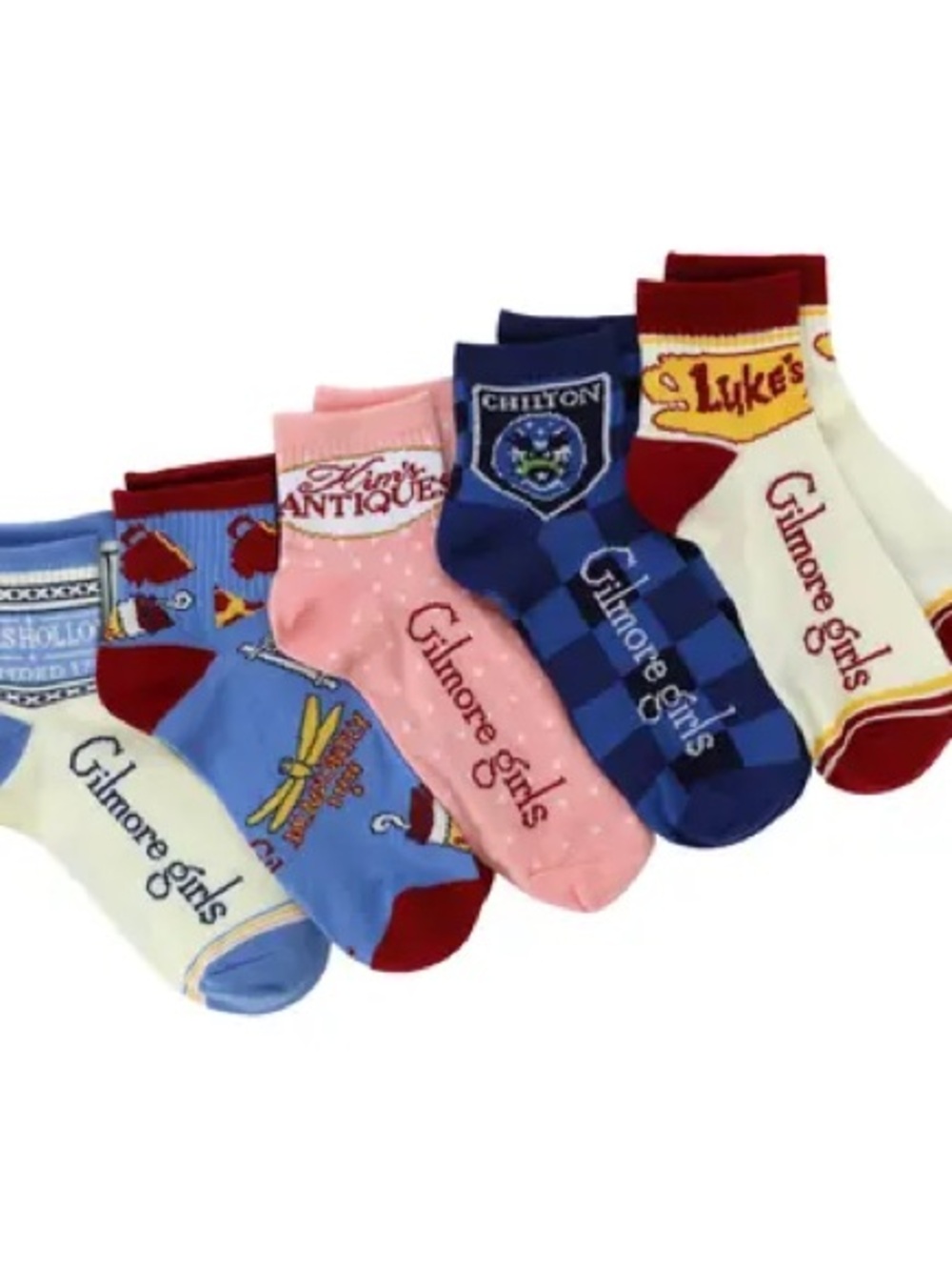Gilmore Girls 5pk Socks